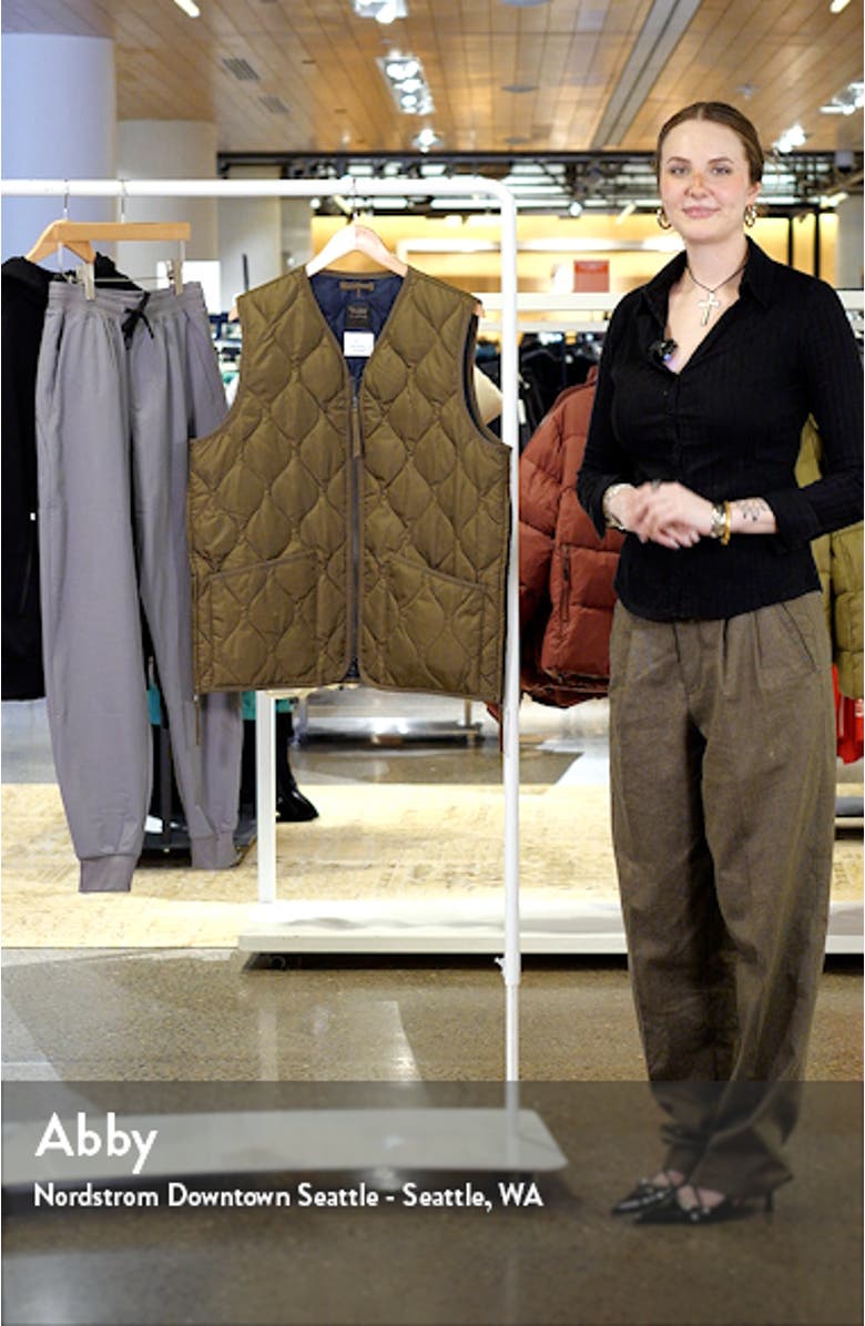 Military Onion Quilt Water Repellent 800 Fill Power Down Vest, sales video thumbnail