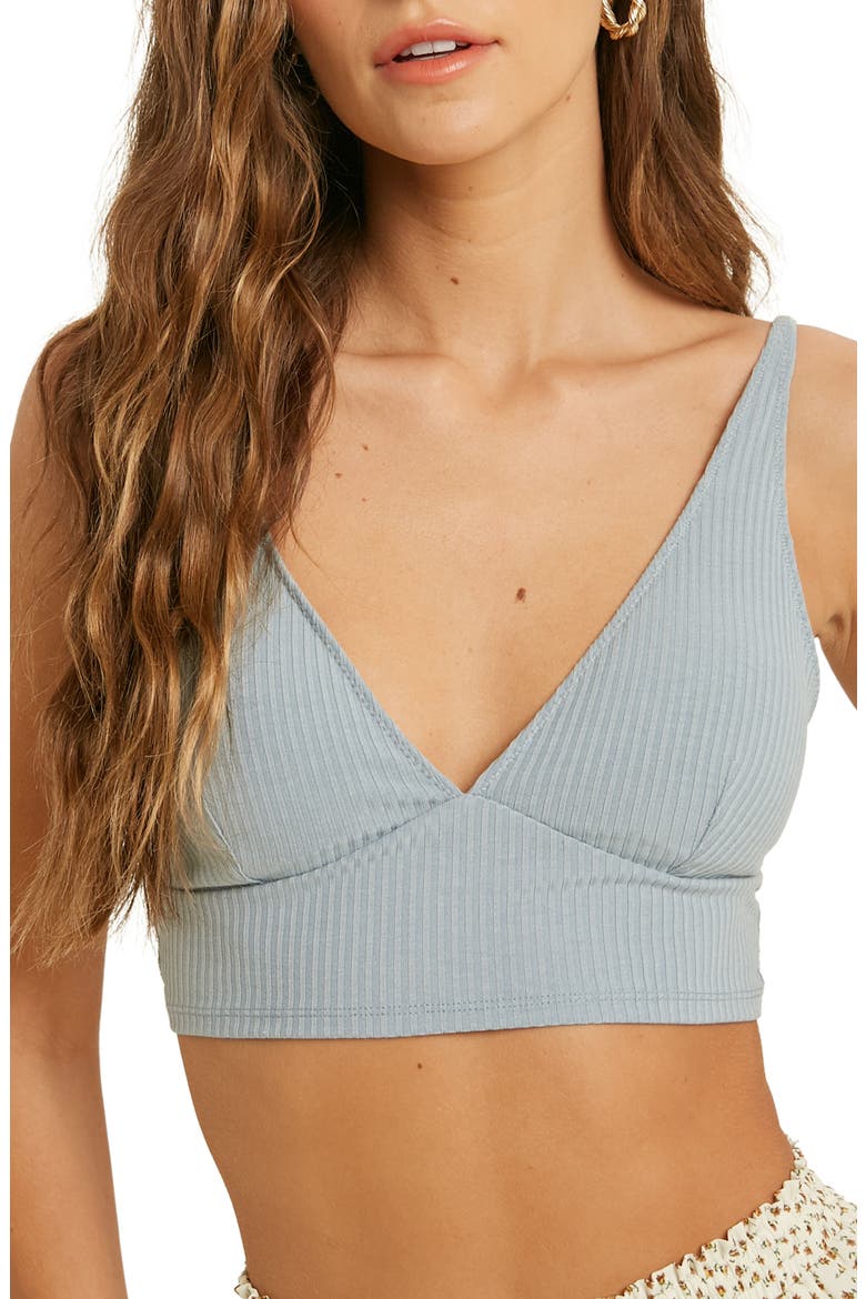 Seamless Bralette, Main, color, M BLUE