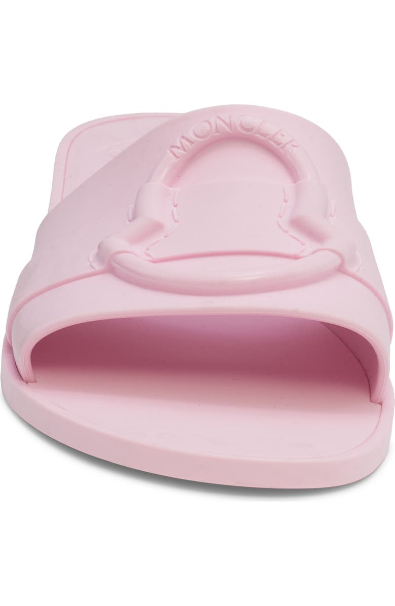 Moncler Bell Slide Sandal, Alternate, color, Light Pink