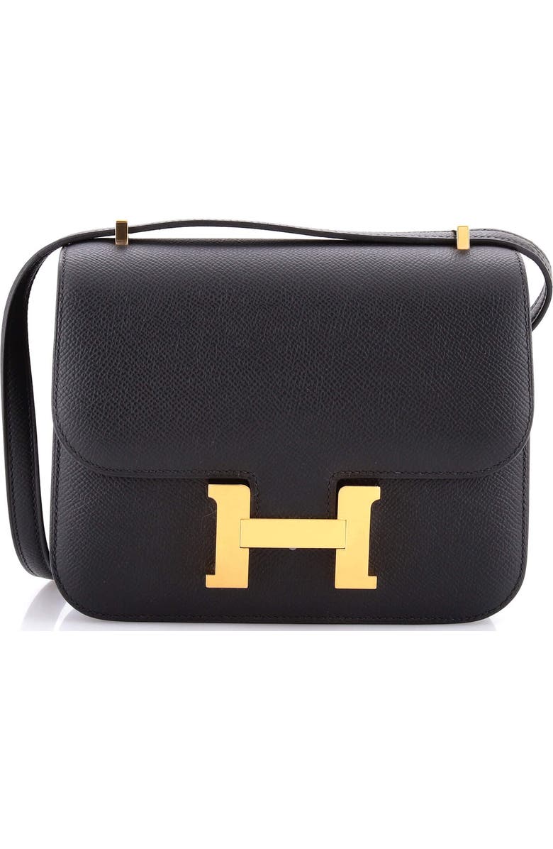 Pre-Owned Hermes Constance NM Bag Epsom 18, Main, color, Noir