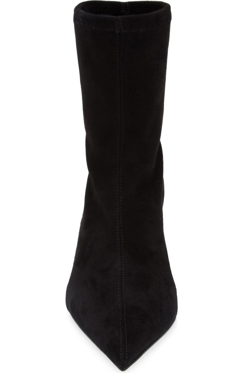 TOTEME Pointed Toe Sock Bootie, Alternate, color, Black