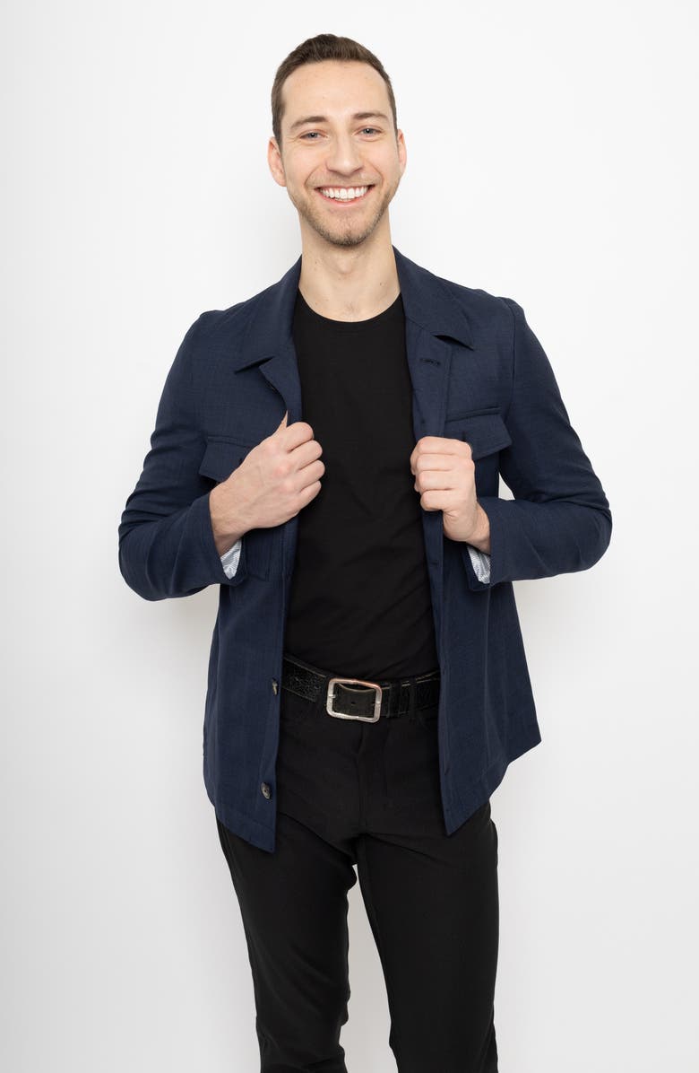 PINO BY PINOPORTE Wool Overshirt, Alternate, color, 