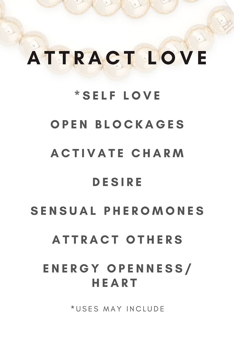 The Healer’s Collection N2 Attract Love Set of 2 Healer's Bracelets, Alternate, color, Yellow Gold