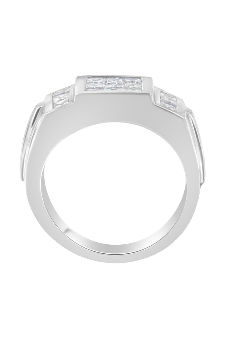 Men's 14K White Gold 2.0 cttw Diamond Cluster Ring, Alternate, color, White