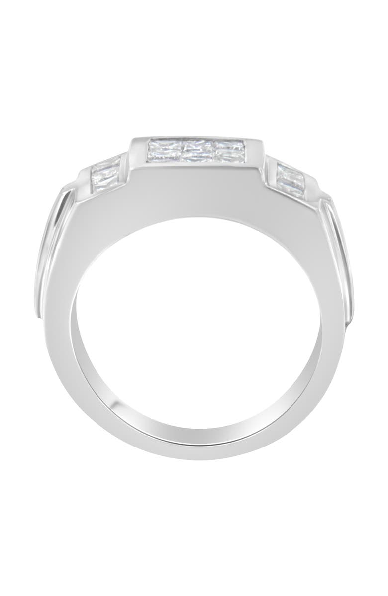 Haus of Brilliance Men's 14K White Gold 2.0 cttw Diamond Cluster Ring, Alternate, color, White