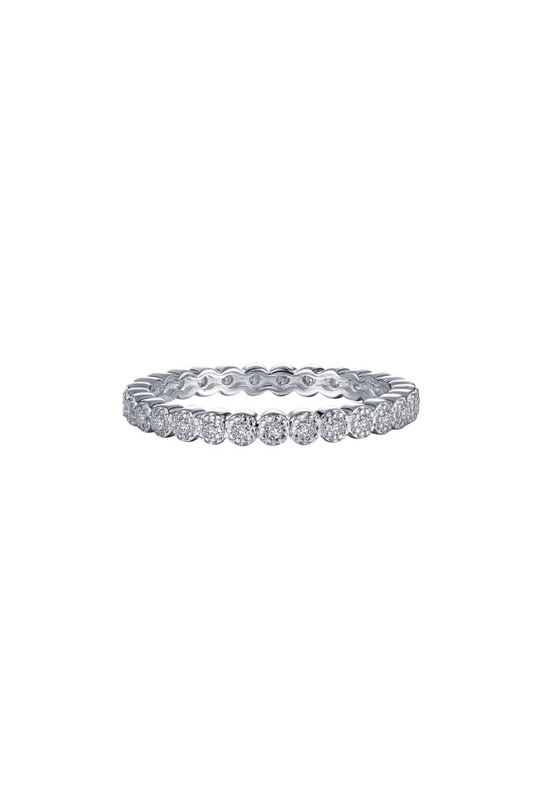 Simulated Diamond Eternity Band, Main, color, SILVER/CLEAR