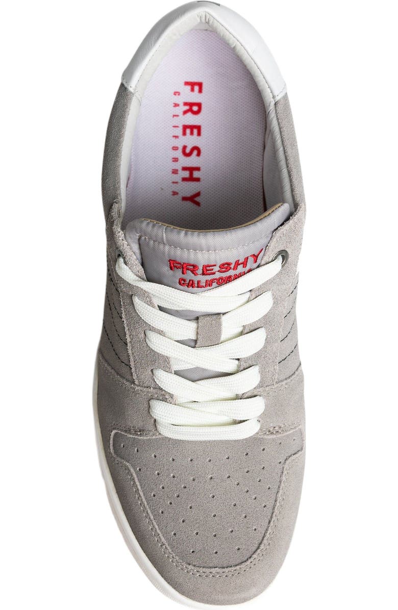 Freshy Kingpin Suede Sneaker, Alternate, color, Grey/White