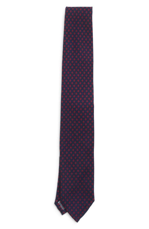 Diamond Dot Wool Tie