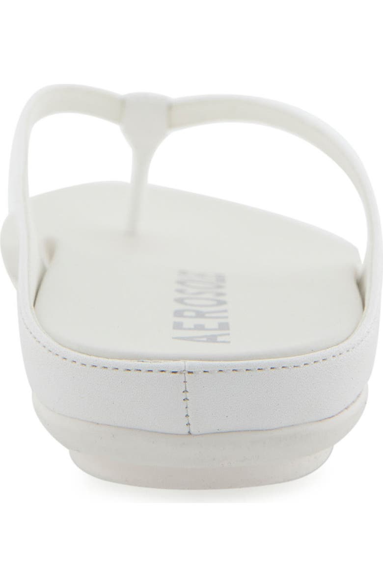 Aerosoles Fisher Sandal, Alternate, color, White Faux Leather