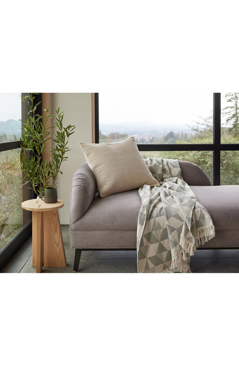 Coyuchi Marshall Organic Cotton Pillow Cover, Alternate, color, Undyed W/ Oyster