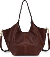 OLD TREND Magnolia Genuine Leather Handwoven Convertible Tote