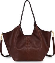 OLD TREND Magnolia Genuine Leather Handwoven Convertible Tote