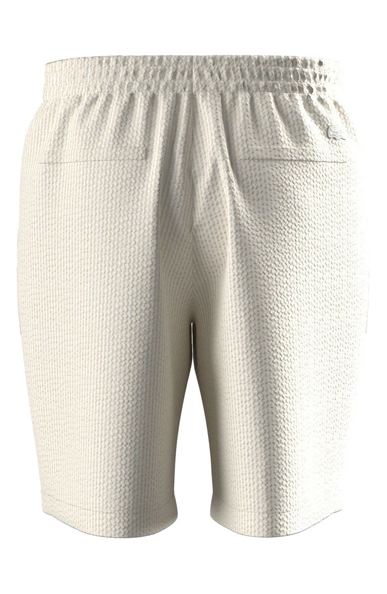 Lacoste Pinstripe Cotton Blend Seersucker Drawstring Shorts, Alternate, color, Flour/ Naturel Clair