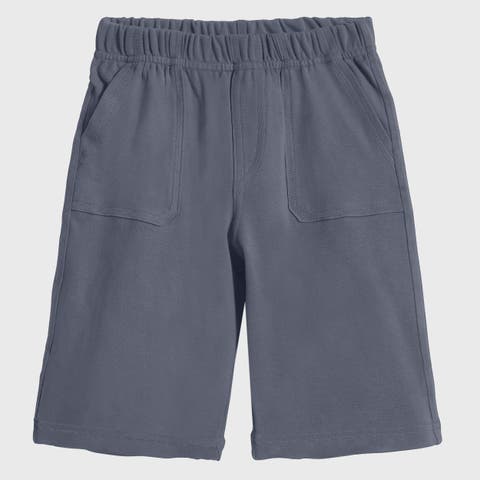 Cotton Jersey Shorts UPF 50+ Soft 3-Pocket (Big Kid)