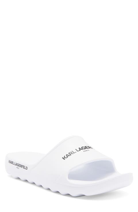 Block Logo Slide Sandal (Men)