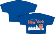 FANATICS Women's Fanatics  Royal New York Mets Skyline Crop T-Shirt