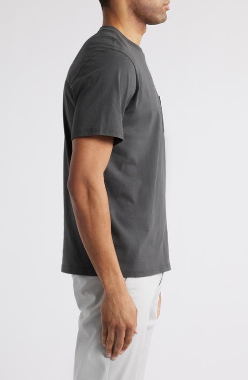 Tommy Bahama Battle Of The Bands Cotton Graphic Pocket T-shirt In Coal