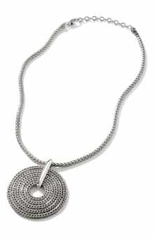 John Hardy Rata Chain Pendant Necklace, Sterling Silver