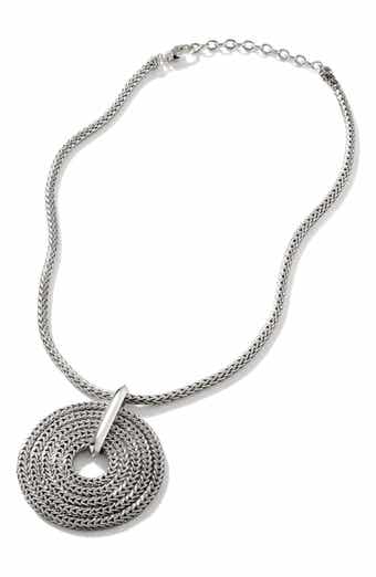 Rata Chain Pendant Necklace, Sterling Silver