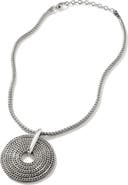 John Hardy Rata Chain Pendant Necklace, Sterling Silver