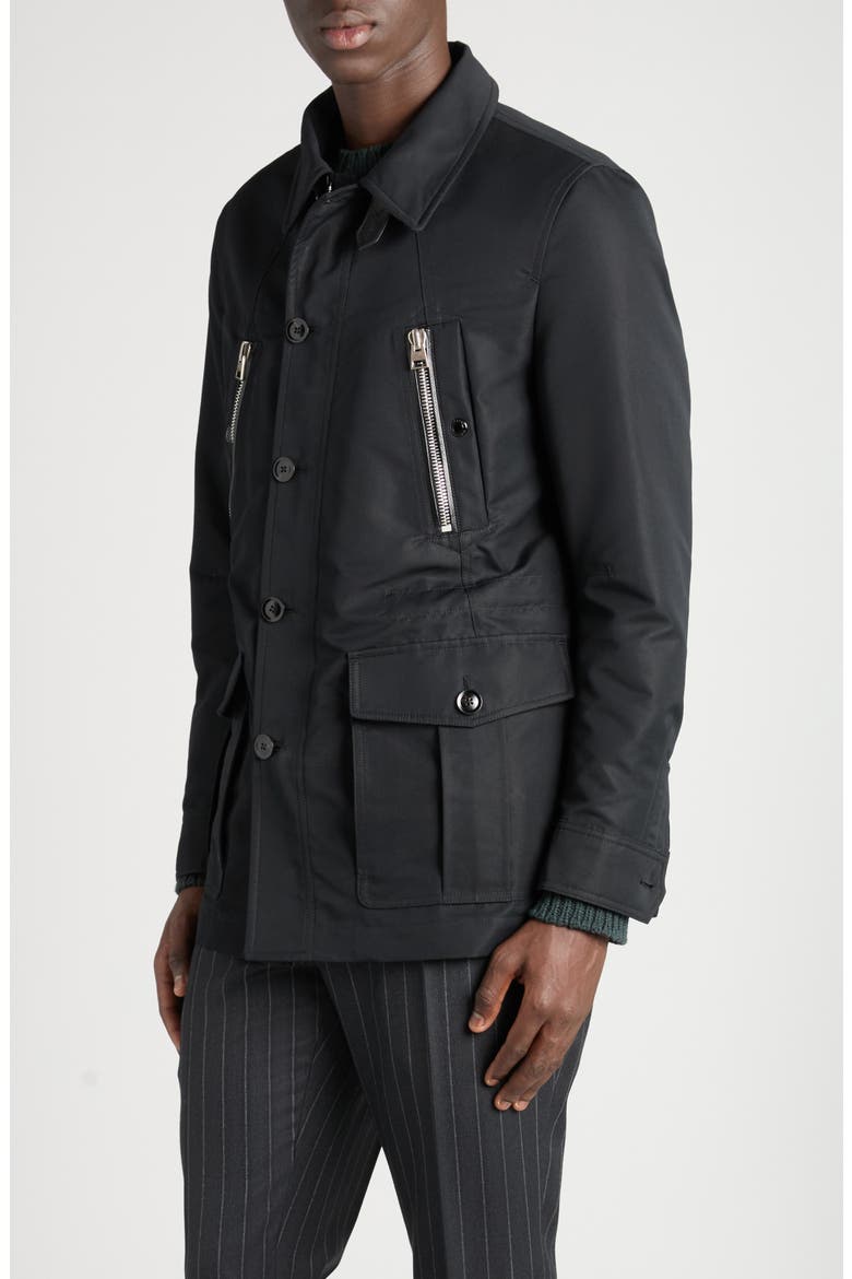 Cotton Blend Field Jacket, Alternate, color, LB999 BLACK