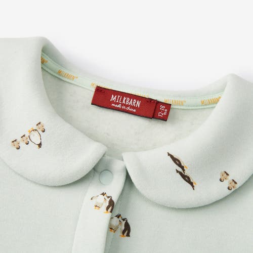 Milkbarn Stretch Fleece Collar Jumpsuit
