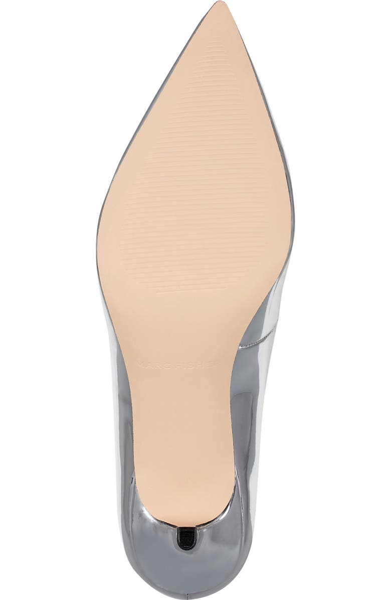 Marc Fisher Alola Pointed Toe Pump, Alternate, color, Silver