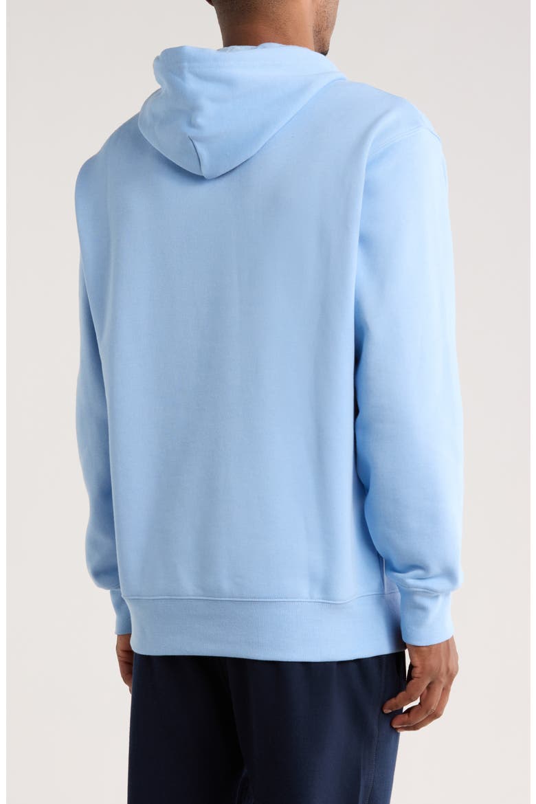 Swingman Core Fleece Hoodie, Alternate, color, POLARIS BLUE
