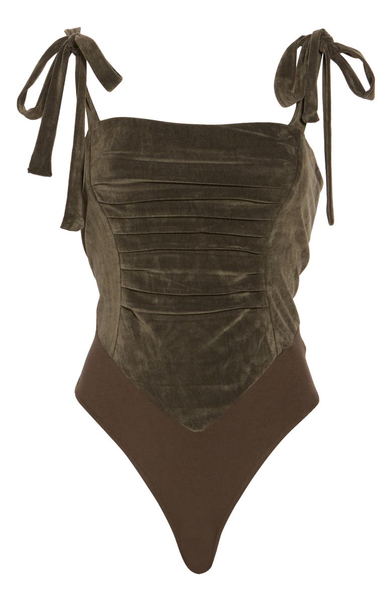 Free People Haven Tie Shoulder Bodysuit, Alternate, color, 