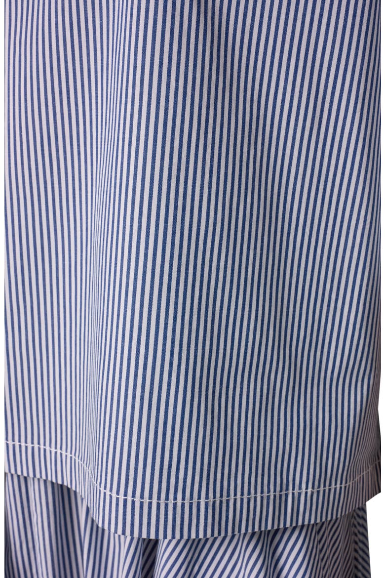 Stripe Stretch Cotton Top, Alternate, color, NIGHT FALL
