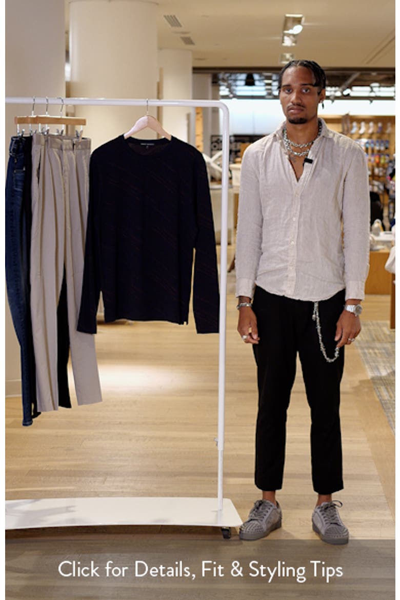 Domenico Long Sleeve Cotton Blend T-Shirt video