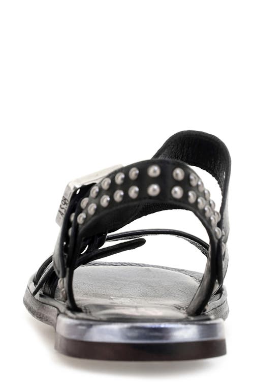 As98 A.s.98 Glenny Strappy Sandal In Black