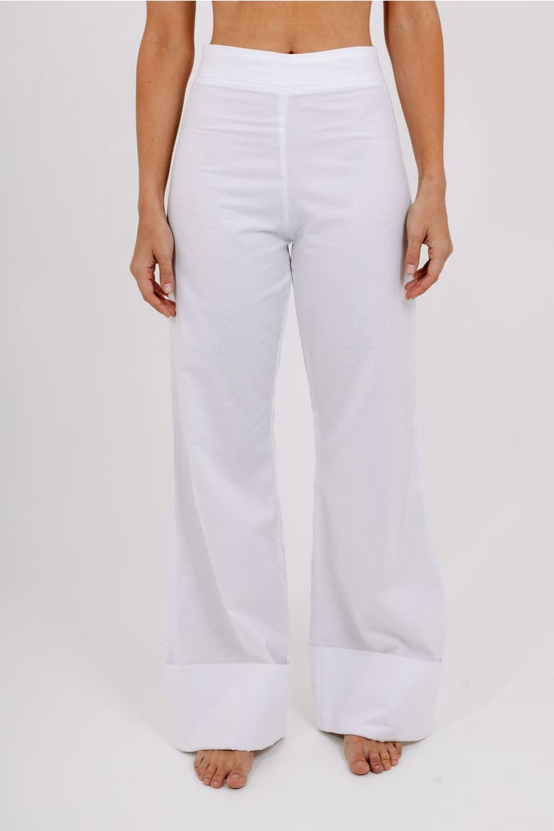 Breeze Wide-Leg Pants, Alternate, color, White
