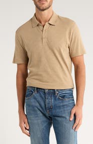 Vince Short Sleeve Slub Polo