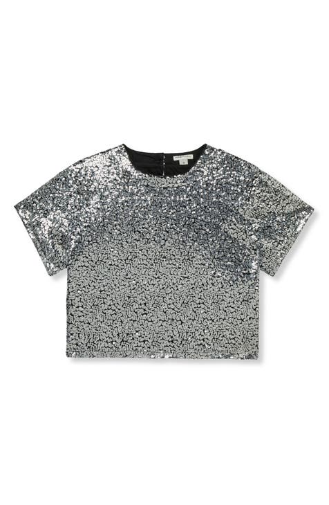 Sequin girl top deals