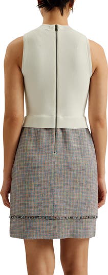 Mayumid Mixed Media Minidress