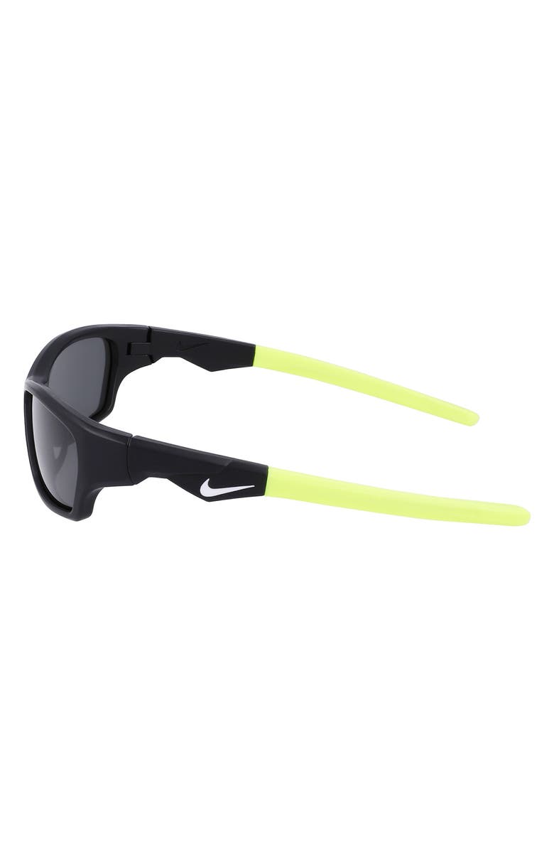 Nike Kids' Jolt 57mm Mirrored Modified Rectangular Sunglasses, Alternate, color,