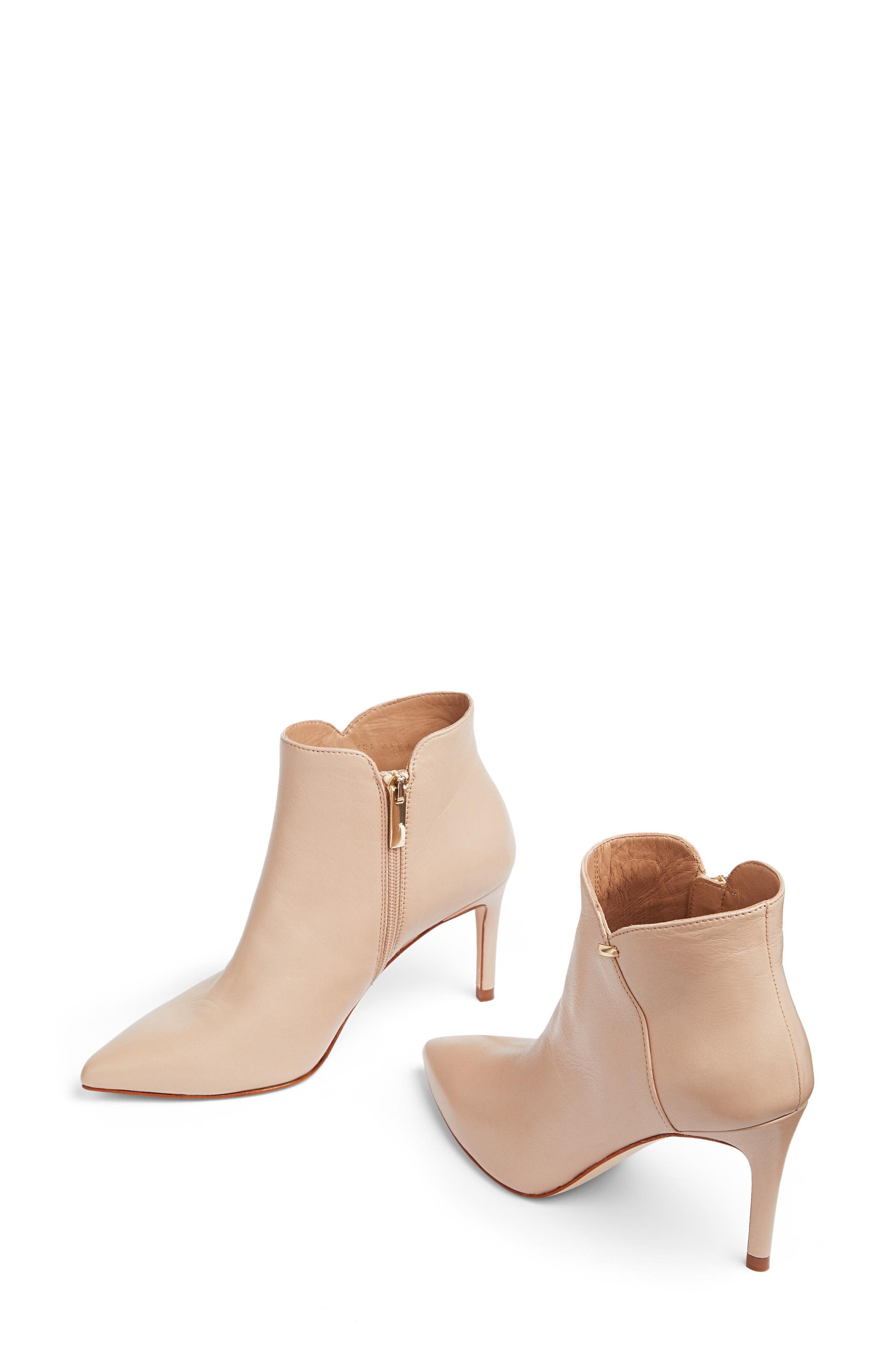 LK Bennett Corinne Pointed Toe Bootie, Alternate, color, Fawn