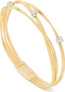 Marco Bicego Marrakech Diamond Three-Coil Bracelet