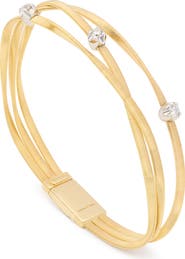Marco Bicego Marrakech 18k Gold Diamond Bracelet