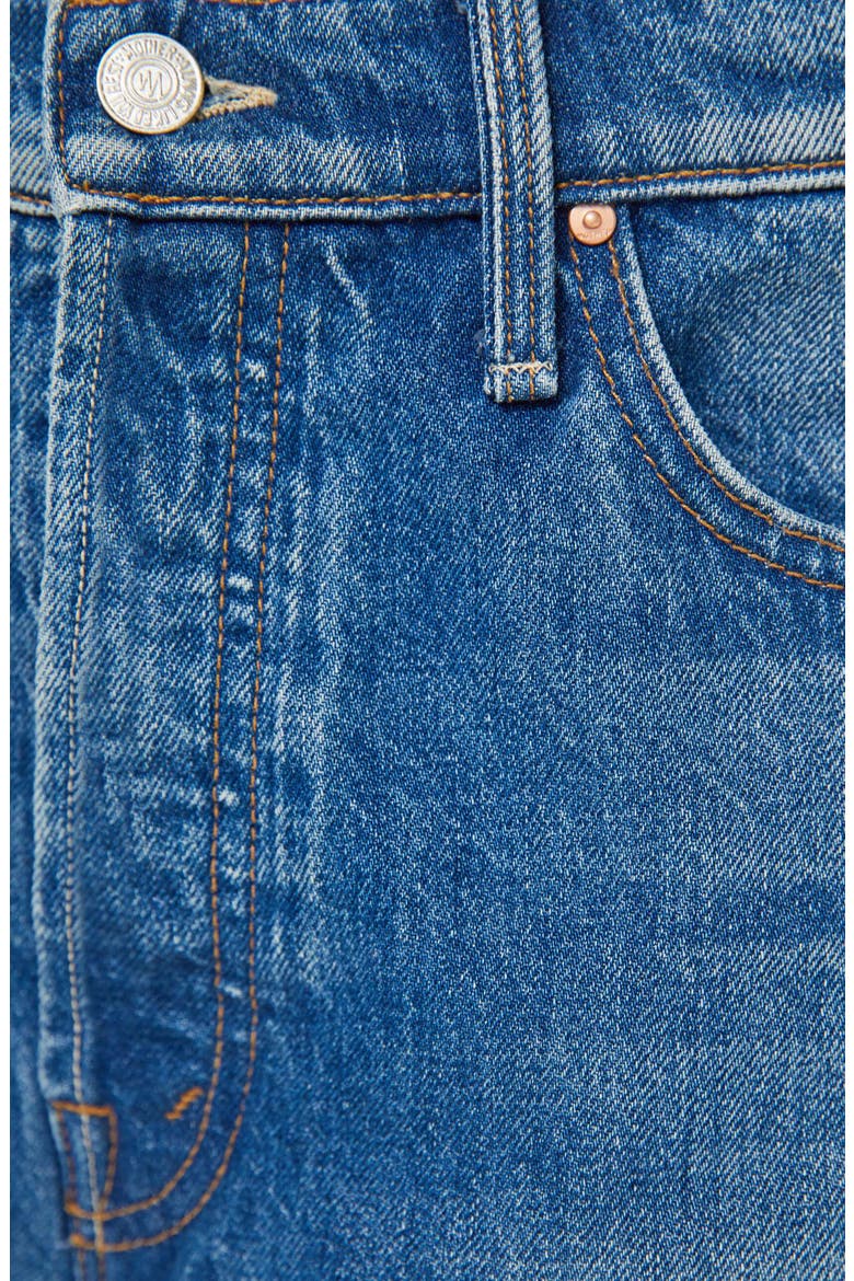 The Dodger Button Flood Relaxed Straight Leg Jeans, Alternate, color, GREEN THUMB