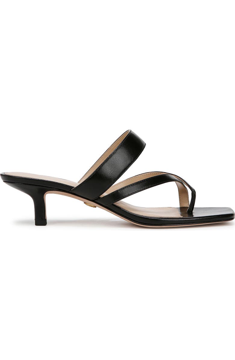 Veronica Beard Alanis Kitten Heel Slide Sandal, Alternate, color, Black