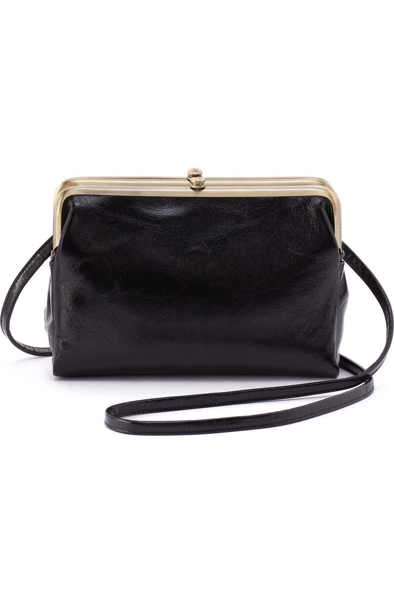 HOBO Lauren Leather Frame Crossbody Bag, Main, color,