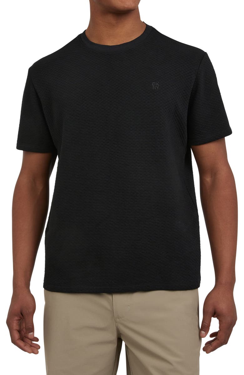 DKNY SPORTSWEAR Tremont Embroidered T-Shirt, Main, color, Black