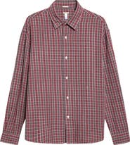 Massimo Alba Boxy Plaid Button-Up Shirt