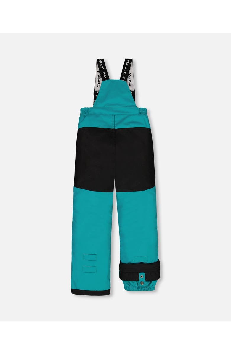 Deux par Deux Girl's Two Piece Snowsuit Printed Bubbles And Turquoise, Alternate, color, Viridian Green