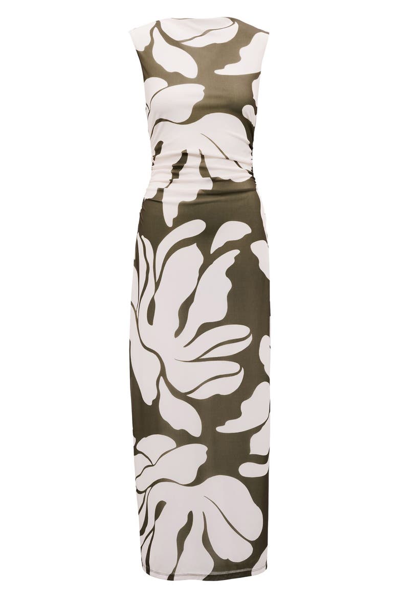 Allegra Mesh Midi Dress, Alternate, color, RAVINA ABSTRACT
