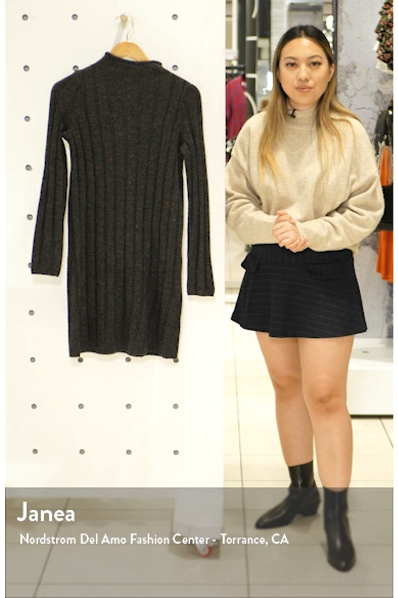 Donegal Rolled Mock Neck Sweater Dress video