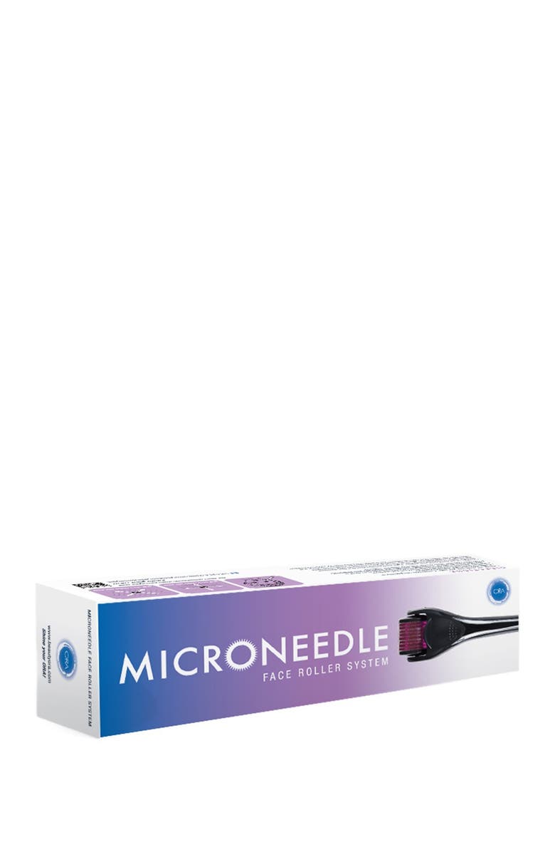 ORA Facial Microneedle Roller System - 0.5mm Needle Depth - Purple Head/Black Handle, Alternate, color, 