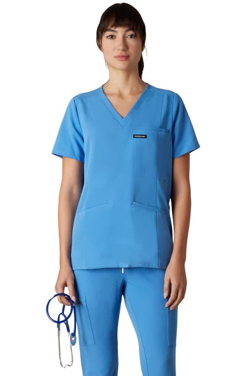 Siena 5-Pocket V-Neck Scrub Top